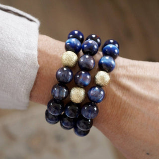 Fall Glow Chunky Beaded Bracelet Set – Set of 3