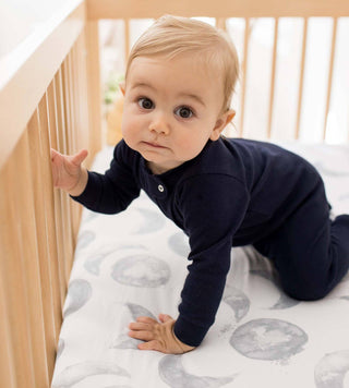Burt's Bees Baby Solid Rib Organic Sleep & Play - Midnight