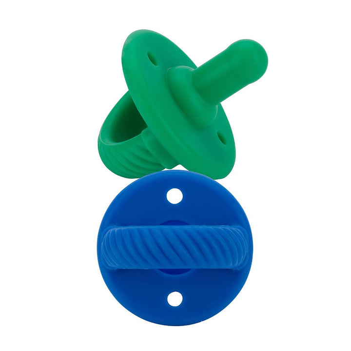 Itzy Ritzy Sweetie Soother™ Pacifier Sets (2-pack): Toast + Buttercream Braids