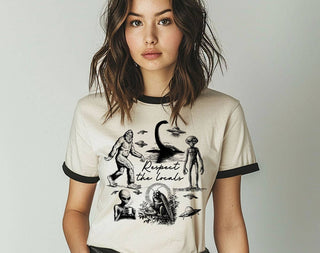 Respect the Locals Cryptid Ringer Tee