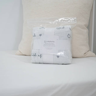 LollyBanks Child of God Muslin Baby Quilt