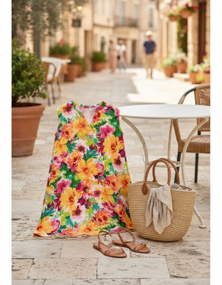 Dear Scarlett Lizzy Floral Tank Dress
