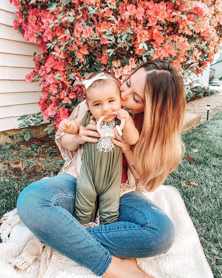 Itzy Ritzy - *NEW OPTION* Ritzy Rattle™ Silicone Teether Rattles: Highland Cow