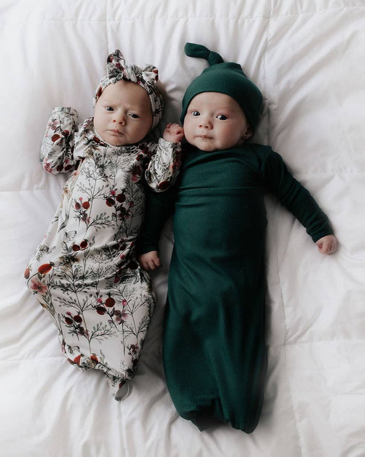 Bamboo - Floral Flower Knotted Gown