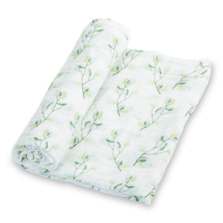 LollyBanks Relaxing Eucalyptus Muslin Swaddle Blanket