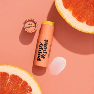 Poppy & Pout - Lip Balm, Pink Grapefruit