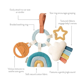 Itzy Ritzy Bitzy Busy Ring Teething Toy | Bunny