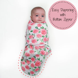 LollyBanks Live Life in Full Bloom Organic Sleep Swaddle