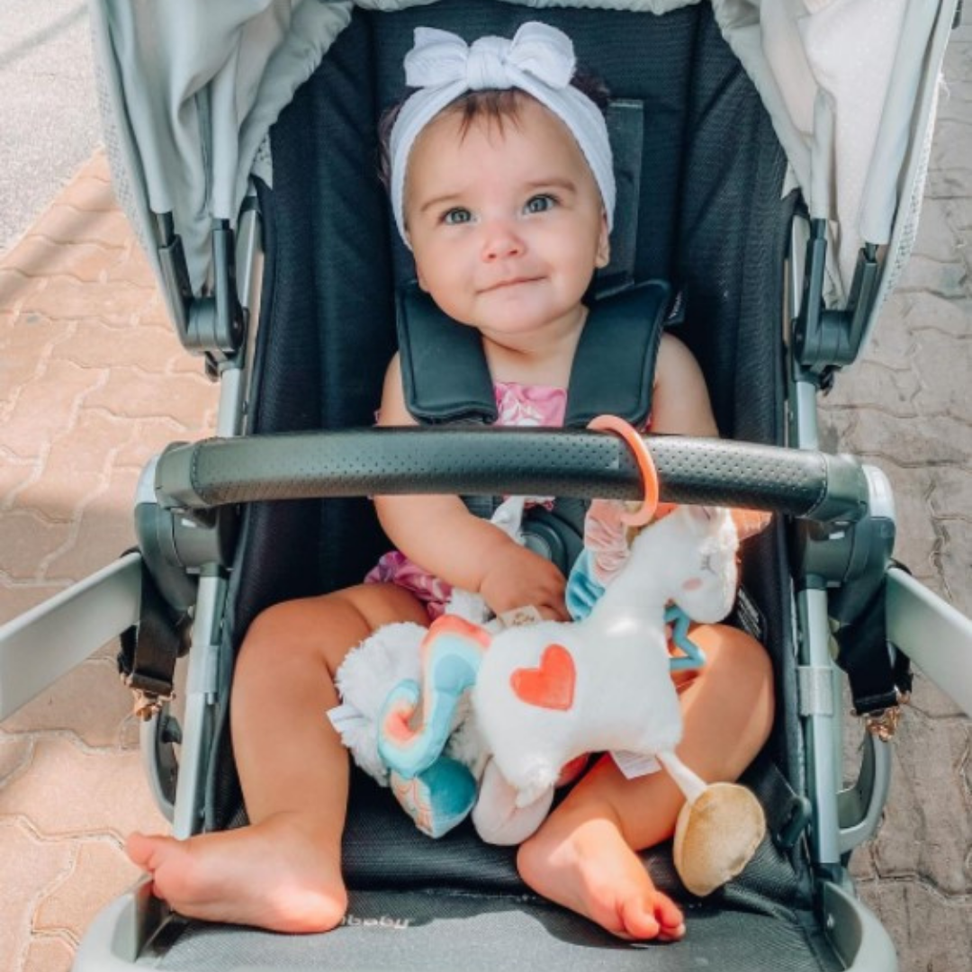 Itzy Ritzy - Itzy Friends Link & Love™ Activity Plush with Teether Toy: Llama