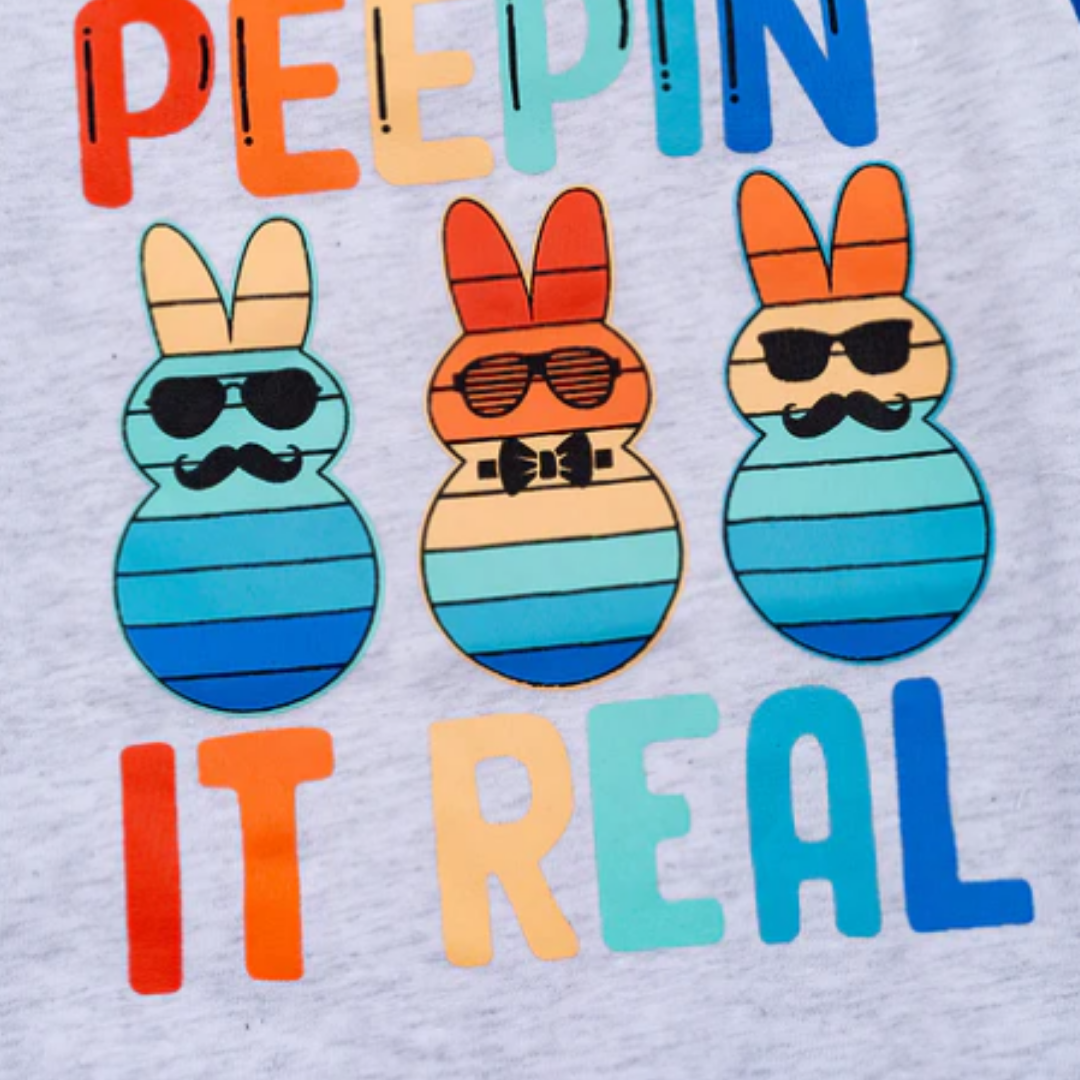 Peepin It Real Infant Boys Short Romper