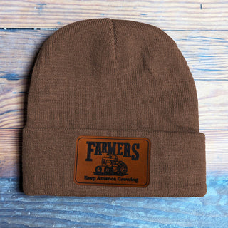 Kids' Farmers Keep America Going Tractor Beanie