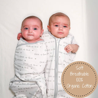 LollyBanks Child of God Organic Baby Sleep Swaddle
