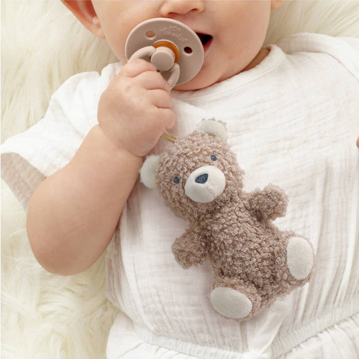 Itzy Ritzy Bitzy Pal Natural Rubber Pacifier & Plush: Bear
