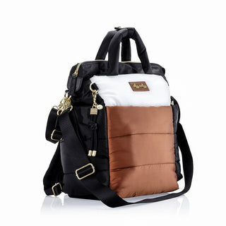 Itzy Ritzy Dream Convertible Diaper Bag | Coffee & Cream