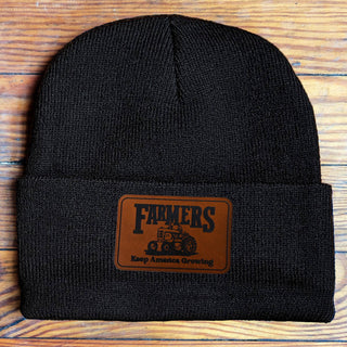 Kids' Farmers Keep America Going Tractor Beanie
