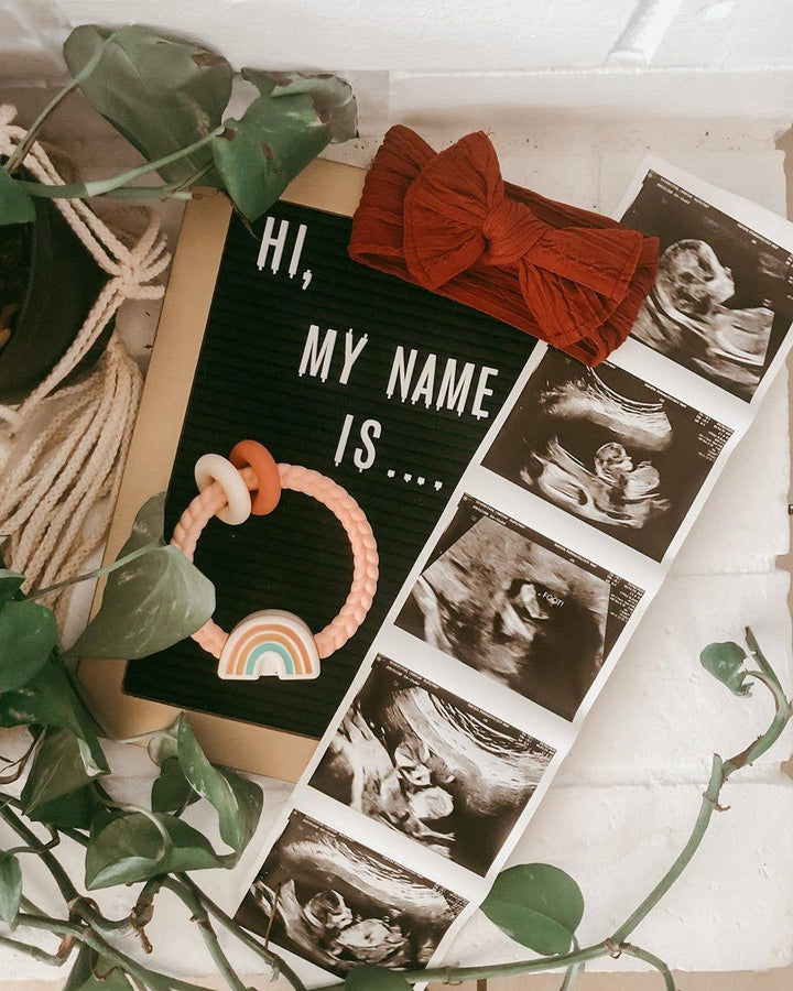 Itzy Ritzy - *NEW OPTION* Ritzy Rattle™ Silicone Teether Rattles: Highland Cow