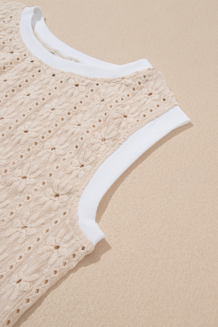 Vanilla Late Floral Sleeveless Blouse