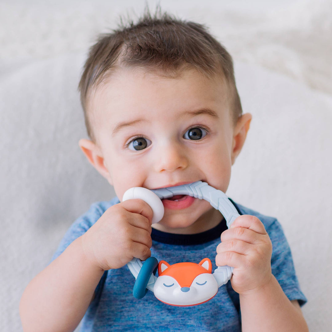 Itzy Ritzy - *NEW OPTION* Ritzy Rattle™ Silicone Teether Rattles: Rainbow