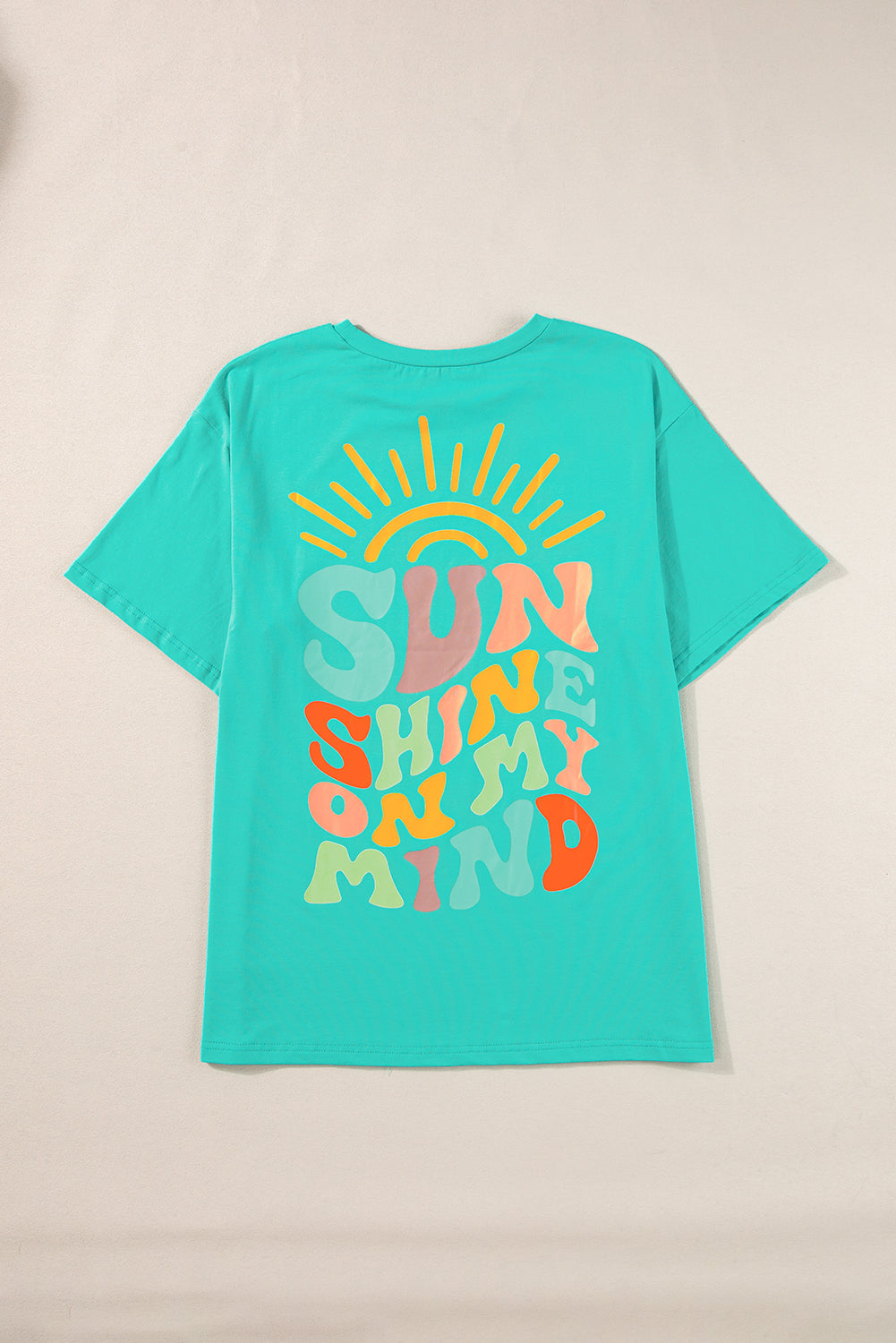 Aqua SUNSHINE ON MY MIND Graphic Tee