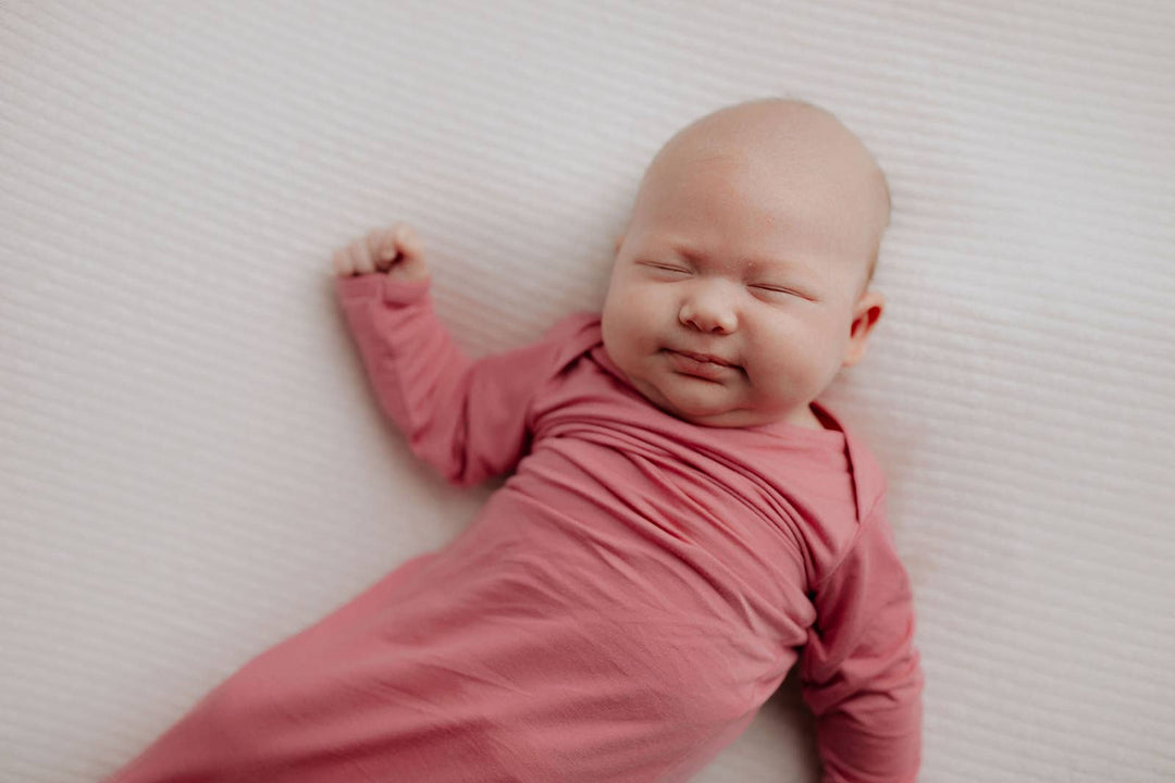 Bamboo Rose Petal PInk Knotted Gown