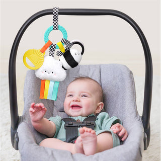 Itzy Ritzy Bitzy Busy Ring Teething Toy | Bunny