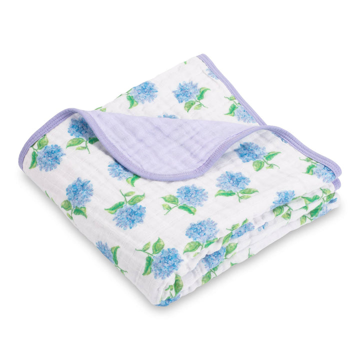Hydrangea Baby Toddler Muslin Quilt