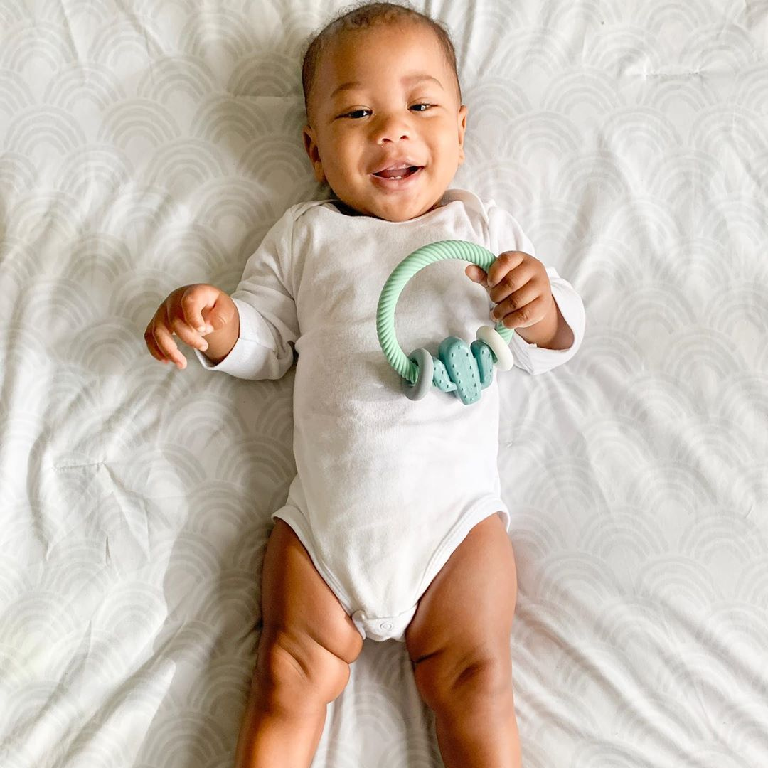 Itzy Ritzy - *NEW OPTION* Ritzy Rattle™ Silicone Teether Rattles: Highland Cow