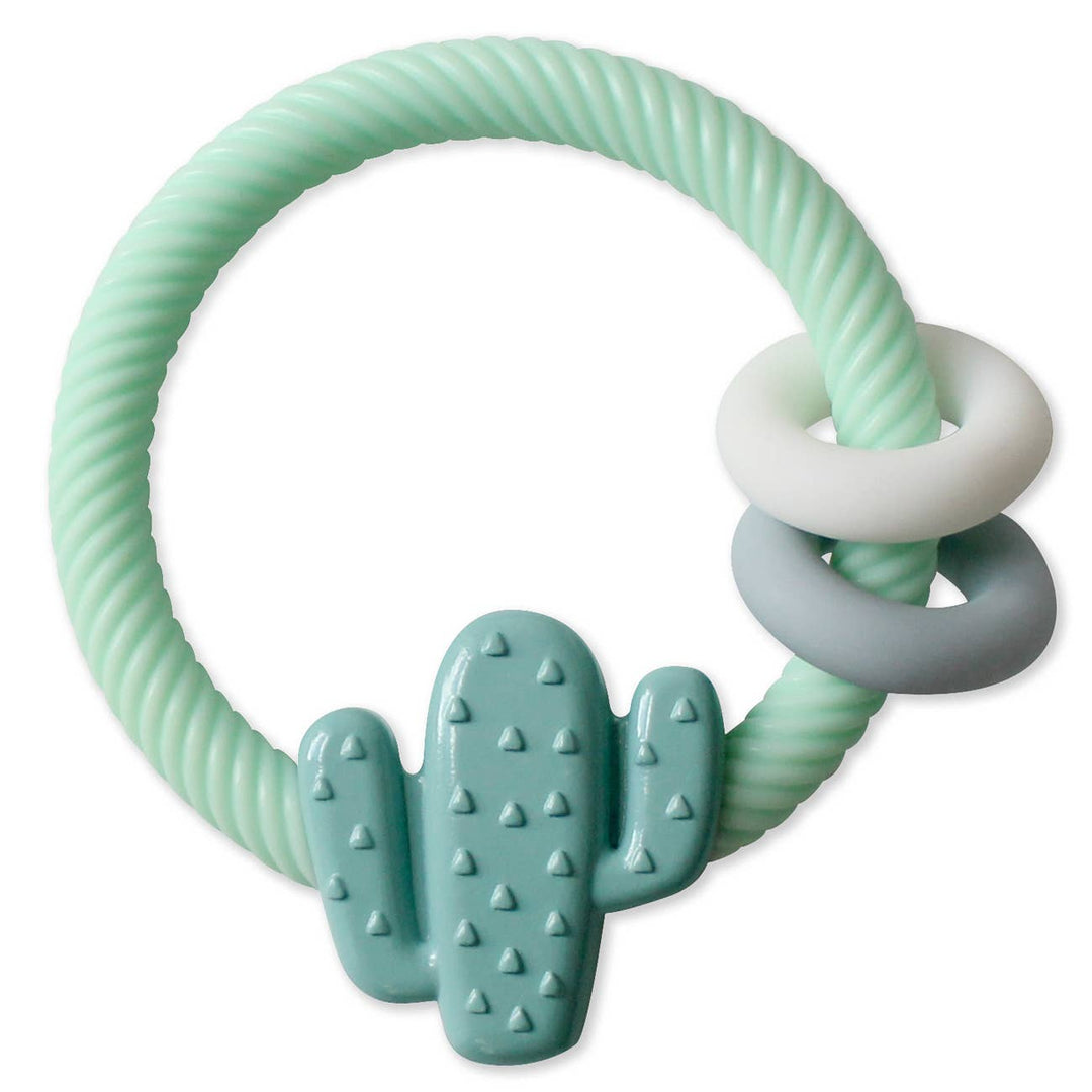 Itzy Ritzy - *NEW OPTION* Ritzy Rattle™ Silicone Teether Rattles: Highland Cow
