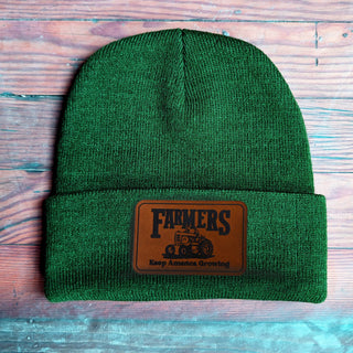 Kids' Farmers Keep America Going Tractor Beanie