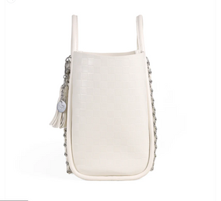 Itzy Ritzy Boss Tote Diaper Bag | Flat White Checkerboard
