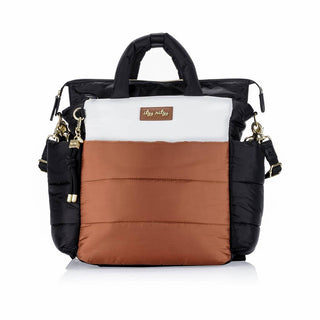Itzy Ritzy Dream Convertible Diaper Bag | Coffee & Cream