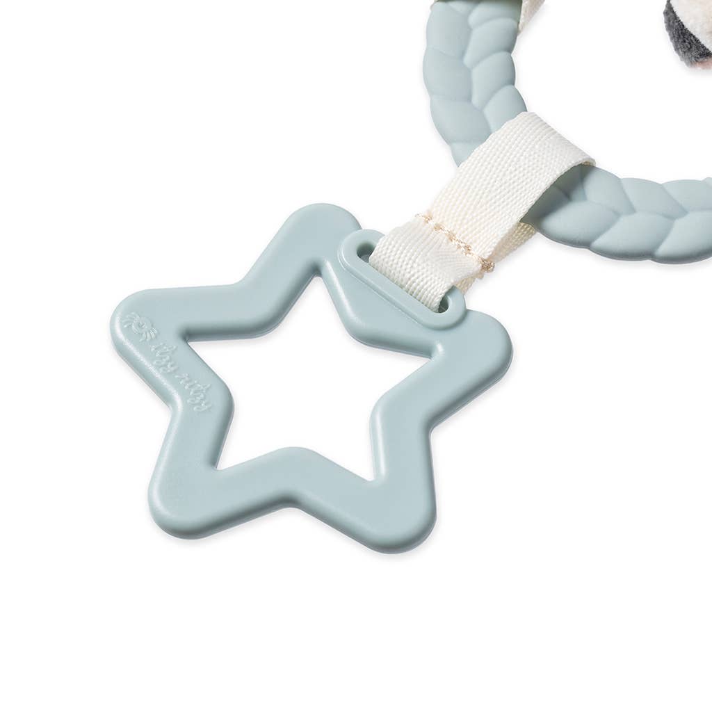 Itzy Ritzy - Bitzy Busy Ring™ Teething Activity Toy: Rainbow