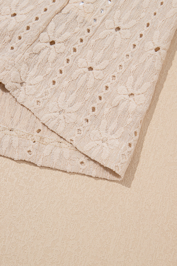 Vanilla Late Floral Sleeveless Blouse