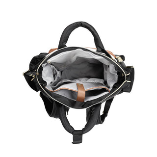 Itzy Ritzy Dream Convertible Diaper Bag | Coffee & Cream