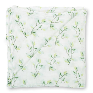 LollyBanks Relaxing Eucalyptus Muslin Swaddle Blanket