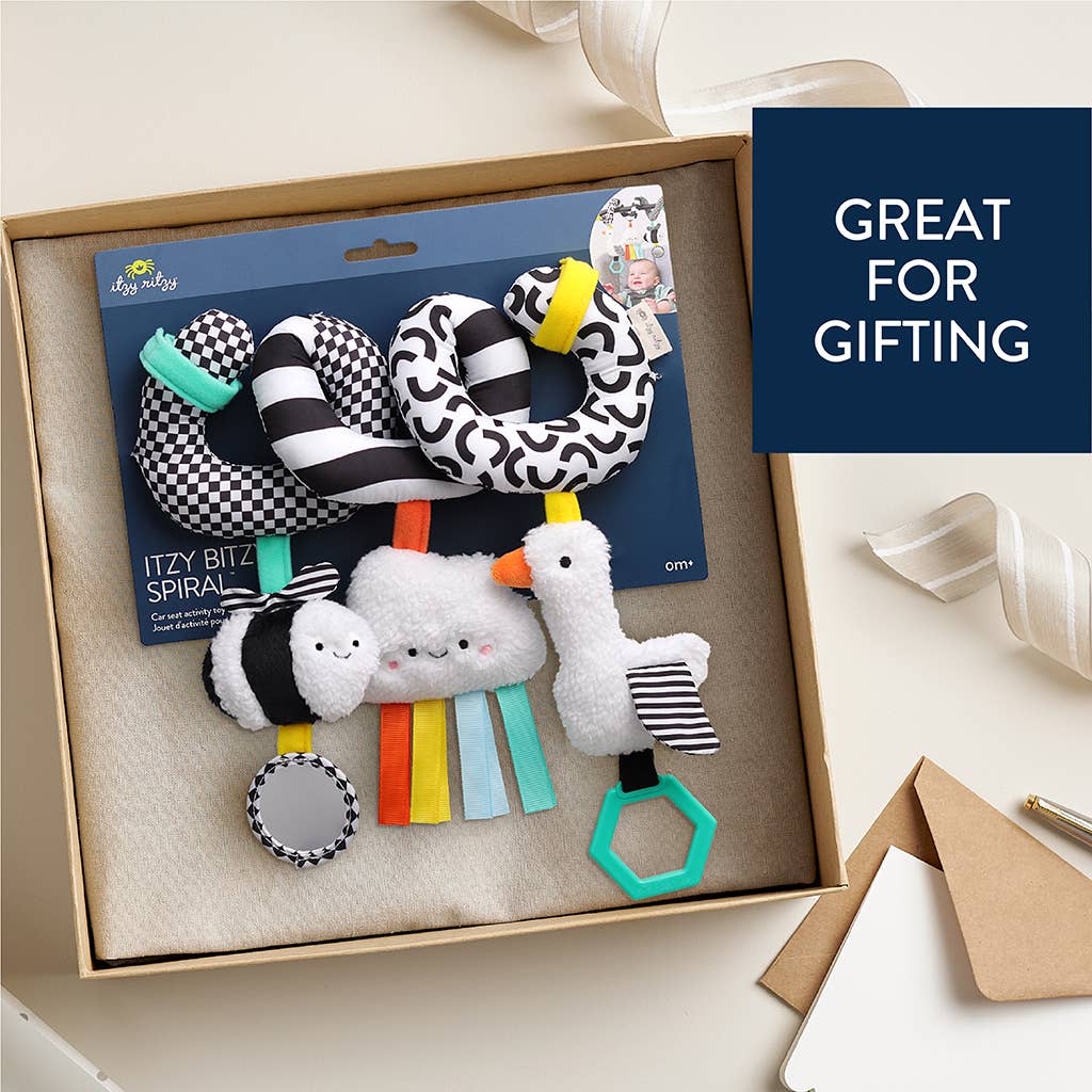 Itzy Ritzy - Itzy Bitzy Spiral Car Seat Activity Toy: Farm