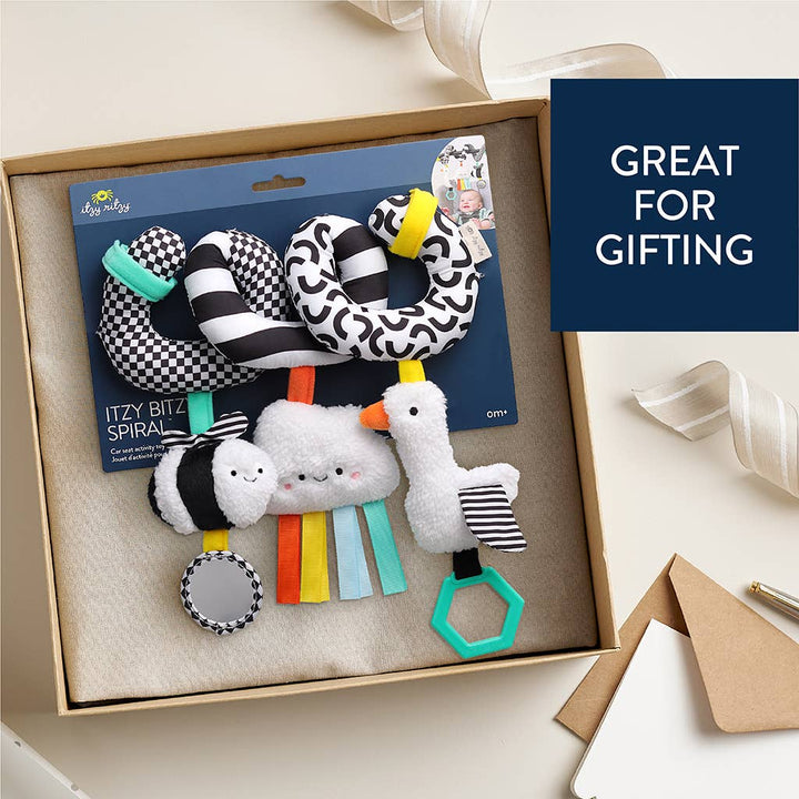 Itzy Ritzy - Itzy Bitzy Spiral Car Seat Activity Toy: Farm