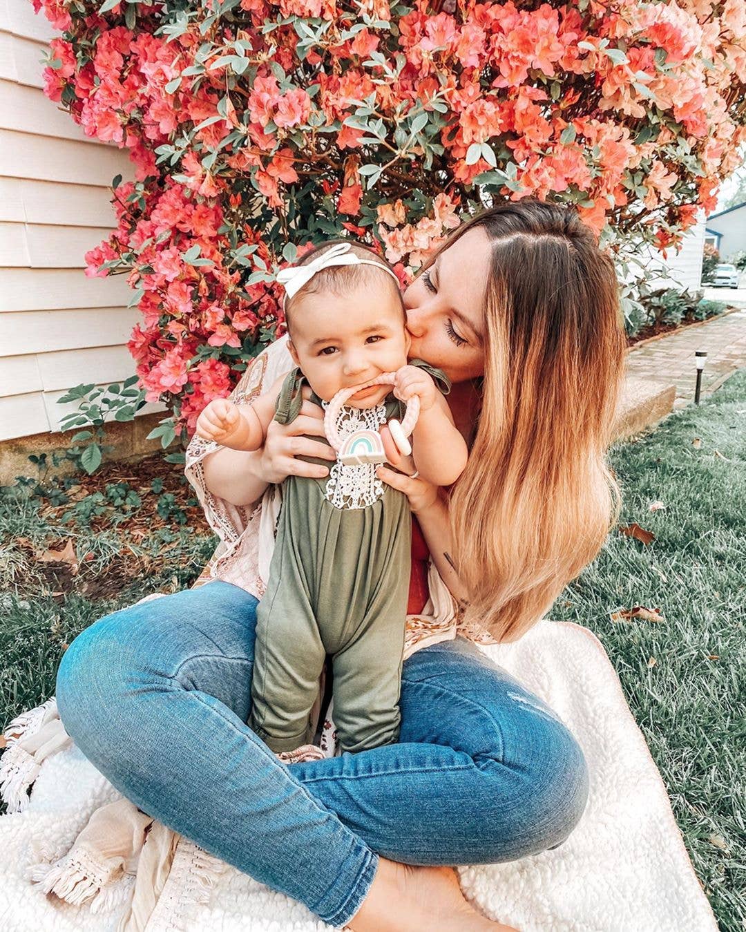 Itzy Ritzy - *NEW OPTION* Ritzy Rattle™ Silicone Teether Rattles: Rainbow