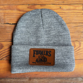 Kids' Farmers Keep America Going Tractor Beanie