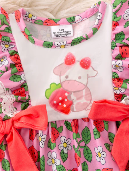 Sweetest Strawberry in The Patch Infant Girl's Romper