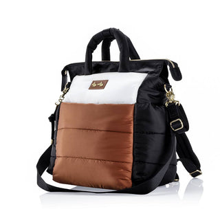 Itzy Ritzy Dream Convertible Diaper Bag | Coffee & Cream