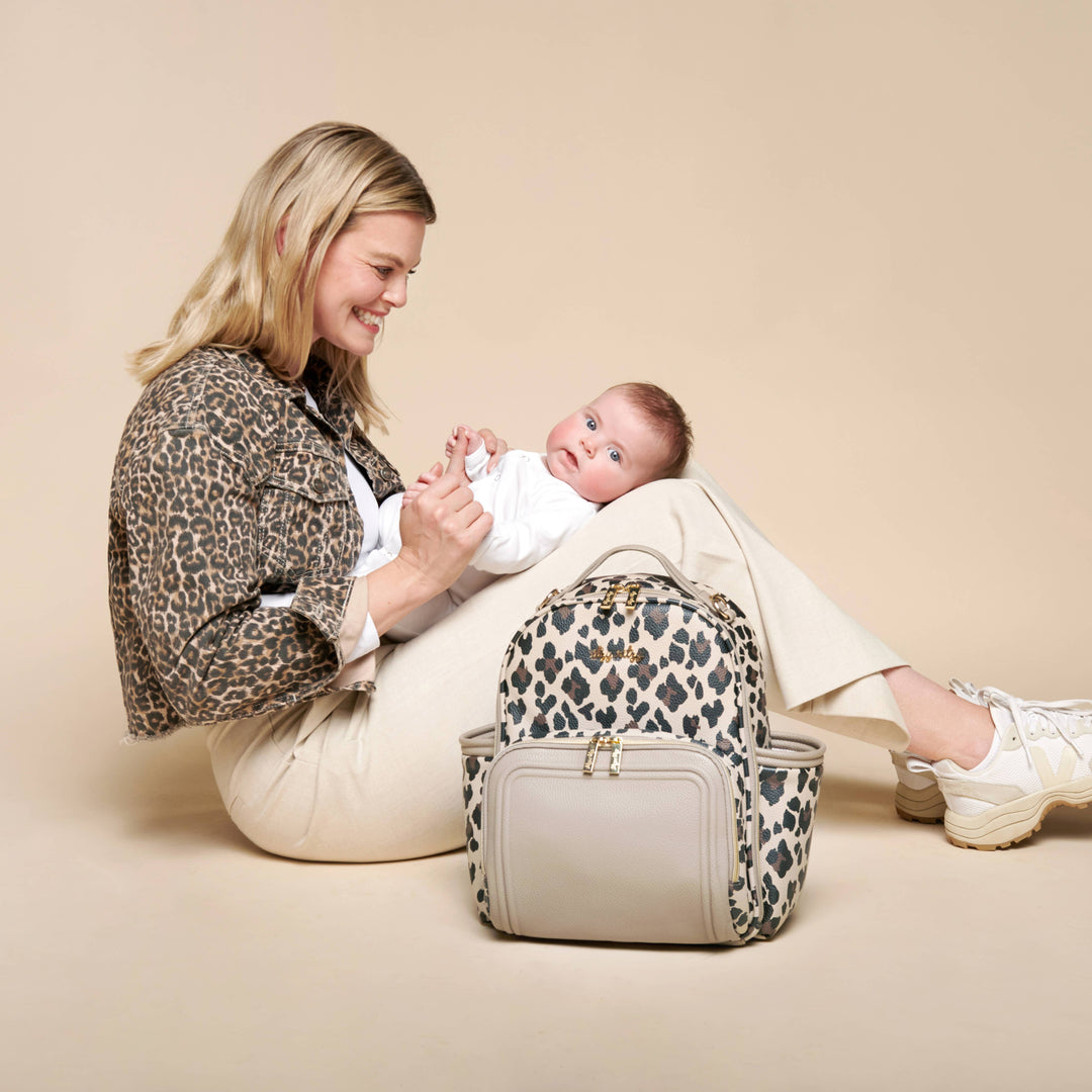 Itzy Ritzy - Leopard Itzy Mini Plus™ Backpack Diaper Bag