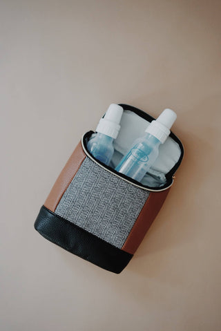 Itzy Ritzy Chill Like a Boss Insulated Bottle Bag | Coffee & Cream