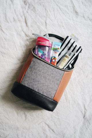 Itzy Ritzy Chill Like a Boss Insulated Bottle Bag | Coffee & Cream
