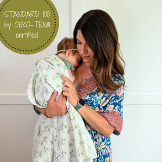 LollyBanks Relaxing Eucalyptus Muslin Swaddle Blanket