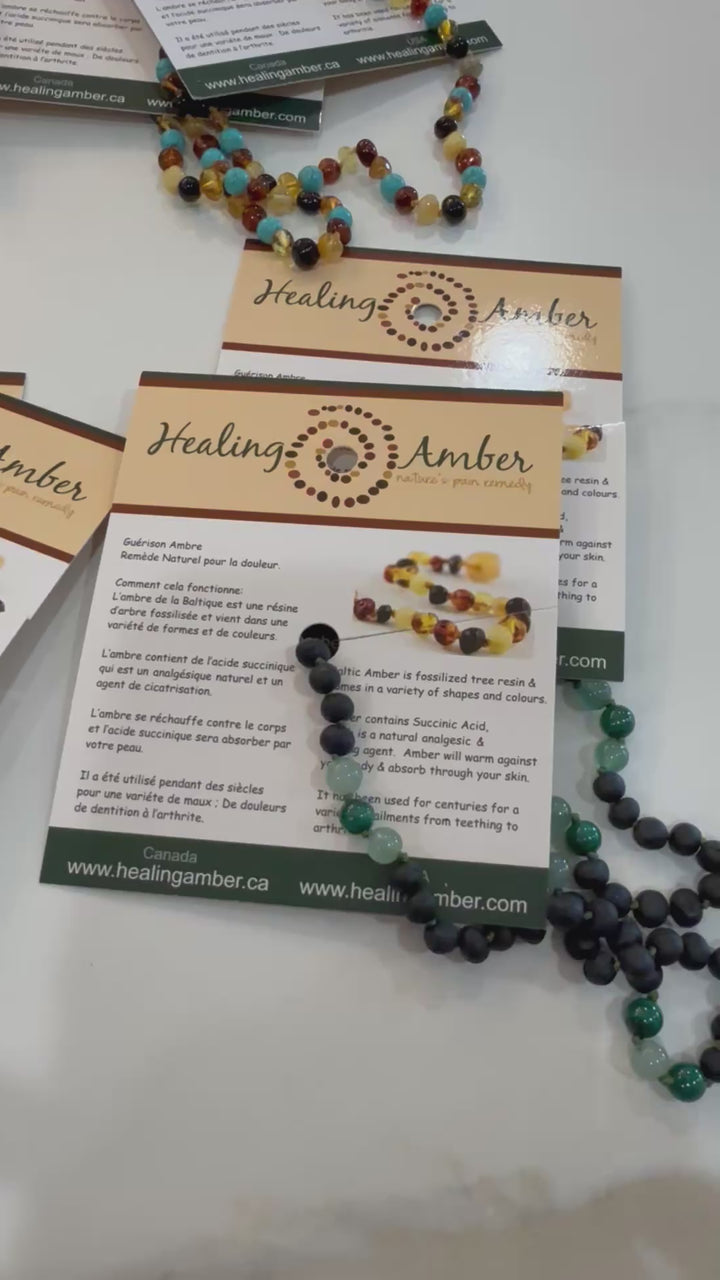 Healing Amber - Multi-Circle-11 inch